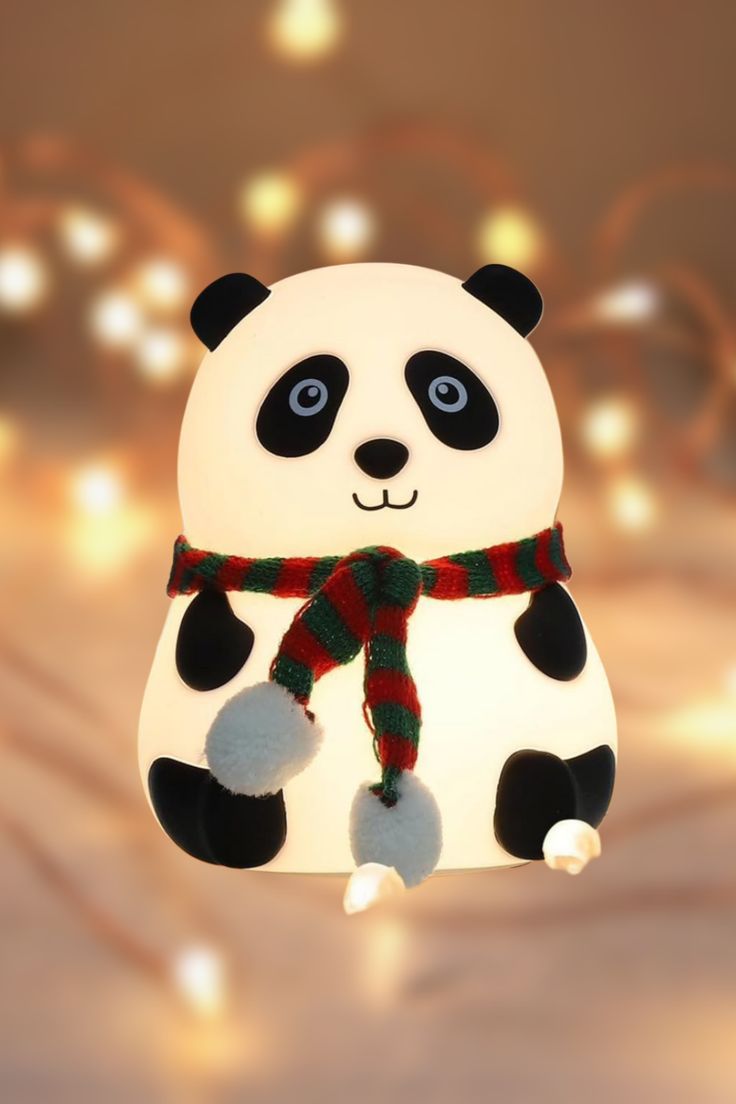 Cute Panda LED Night Lamp with Soft Glow