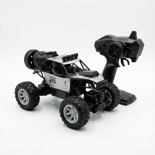 1:18 4x4 Monster Truck RC Car with Real Smoke, LED Lights & Rechargeable Battery