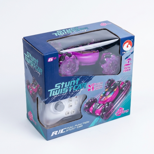 4WD Gesture‑Sensing Twist Stunt RC Car with Lights & Music