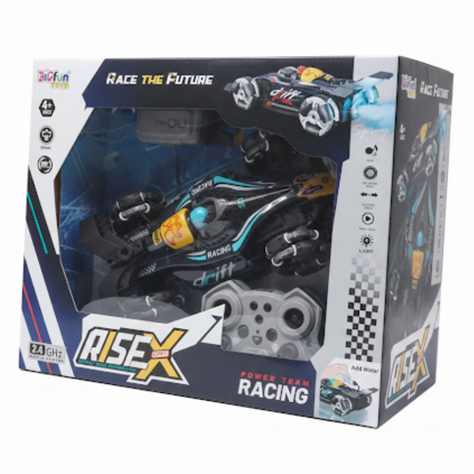 1:16 High‑Speed F1 RC Racing Car with 2.4GHz Remote, LED Lights & Rechargeable Battery (Black)