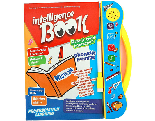 Intelligence Sound Learning Book for Kids – Interactive Talking Educational Book