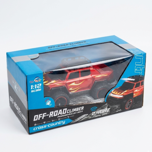 1:12 Scale 4WD RC Monster Truck Buggy with Realistic Sound & Rechargeable Battery