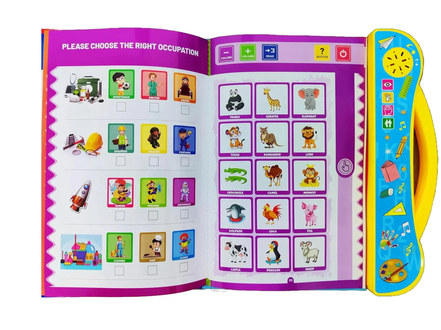Intelligence Sound Learning Book for Kids – Interactive Talking Educational Book