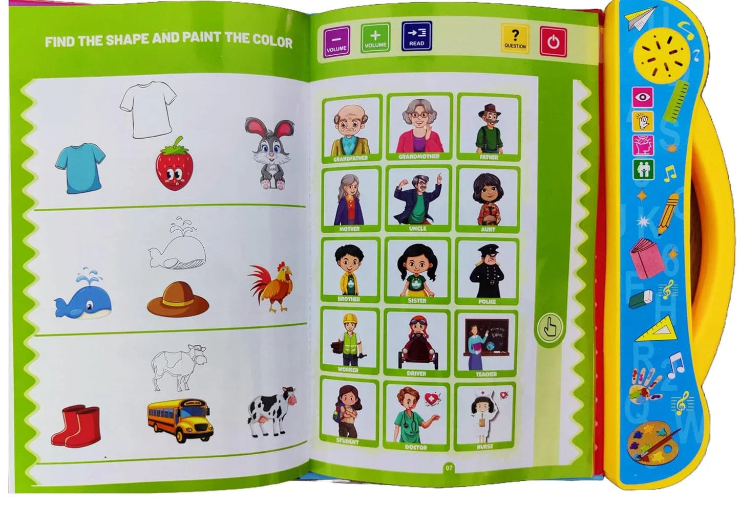 Intelligence Sound Learning Book for Kids – Interactive Talking Educational Book