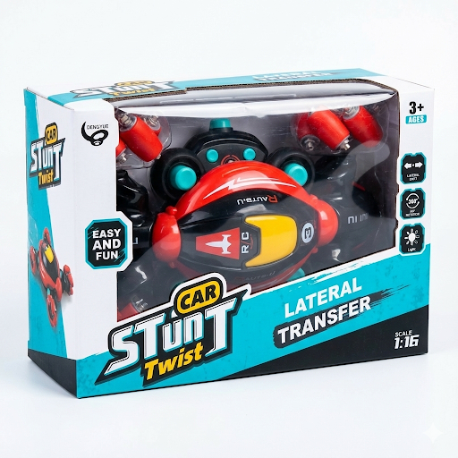 4WD Gesture‑Sensing Twist Stunt RC Car 1:16 with 360° Spins, Sideways Drift & LED Wheels