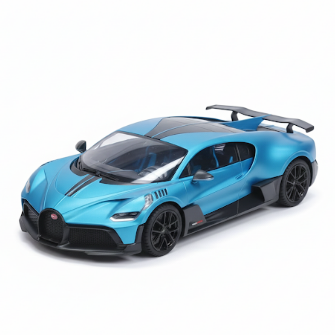 1:16 Bugatti Divo‑Style Supercar RC Car with 2.4GHz Remote Control (Blue)