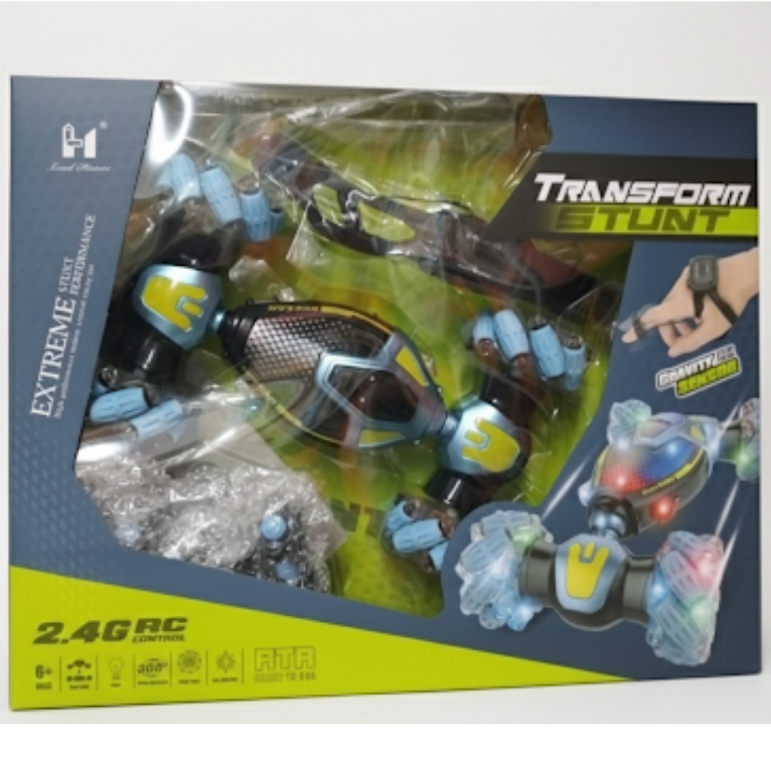 4WD Gesture Sensing Stunt RC Car 1:16 with 360° Flips, Double‑Sided & Rechargeable Battery