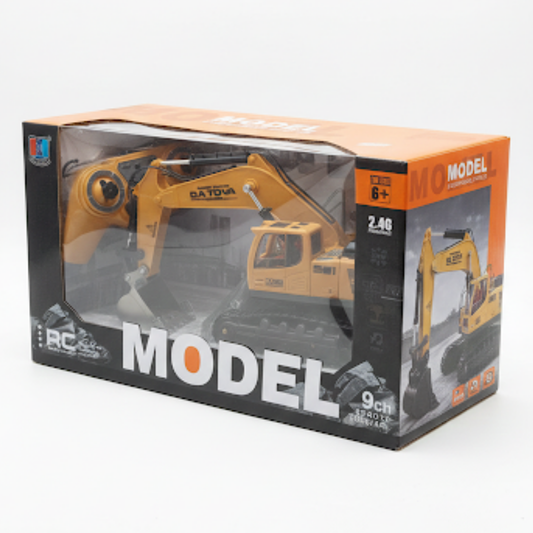1:14 Scale 23‑Channel RC Excavator with Metal Bucket & Rechargeable Battery (Huina‑Style)