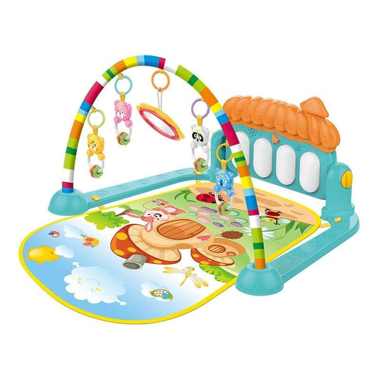 Baby Kick & Play Piano Gym Activity Mat with Hanging Toys & Music
