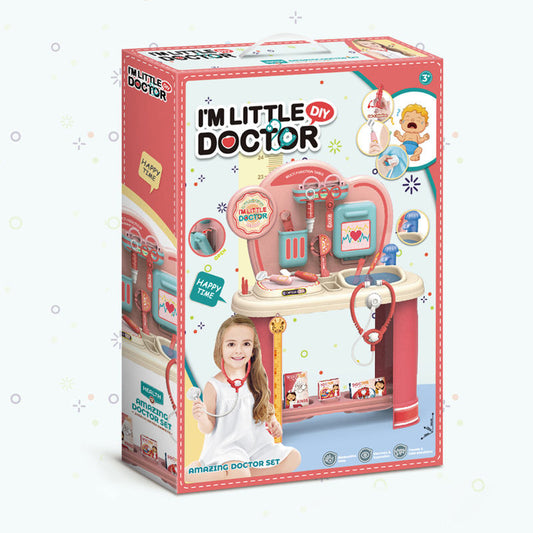 I’m Little Doctor DIY Medical Playset with Doctor Table & Accessories (Age 3+)